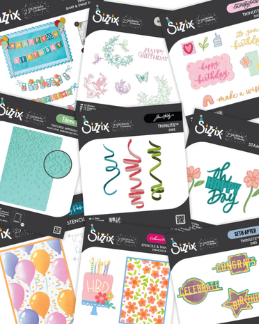 Sizzix Stacey Park A6 Layered Stencils Birthday Balloons (667133) Sizzix Stacey Park A6 Layered Stencils Birthday Balloons (667133)