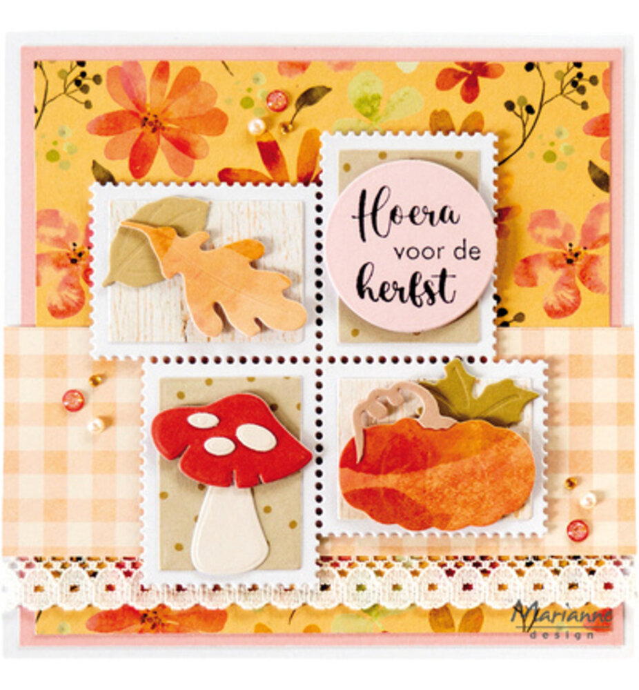 Marianne Design Craftables Punch Die XL Pumpkins (CR1741) Marianne Design Craftables Punch Die XL Pumpkins (CR1741)
