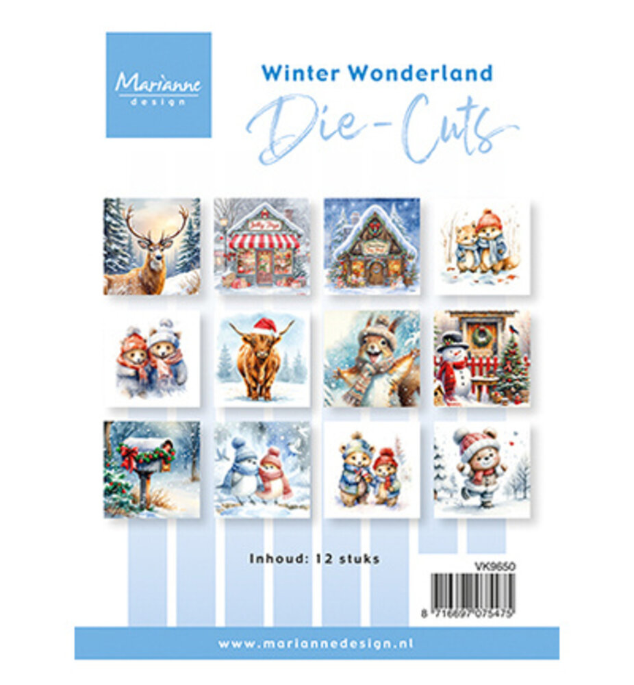 Marianne Design Die-cuts Winter Wonderland (VK9650) Marianne Design Die-cuts Winter Wonderland (VK9650)
