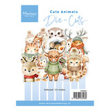 Marianne Design PRE-ORDER Die-cuts Cute Animals (VK9651)