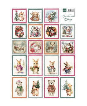 Marianne Design PRE-ORDER Knipvel A4 Christmas Stamps (VK9653) Marianne Design PRE-ORDER Knipvel A4 Christmas Stamps (VK9653)