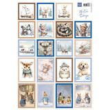 Marianne Design Knipvel A4 Winter Stamps (VK9654)