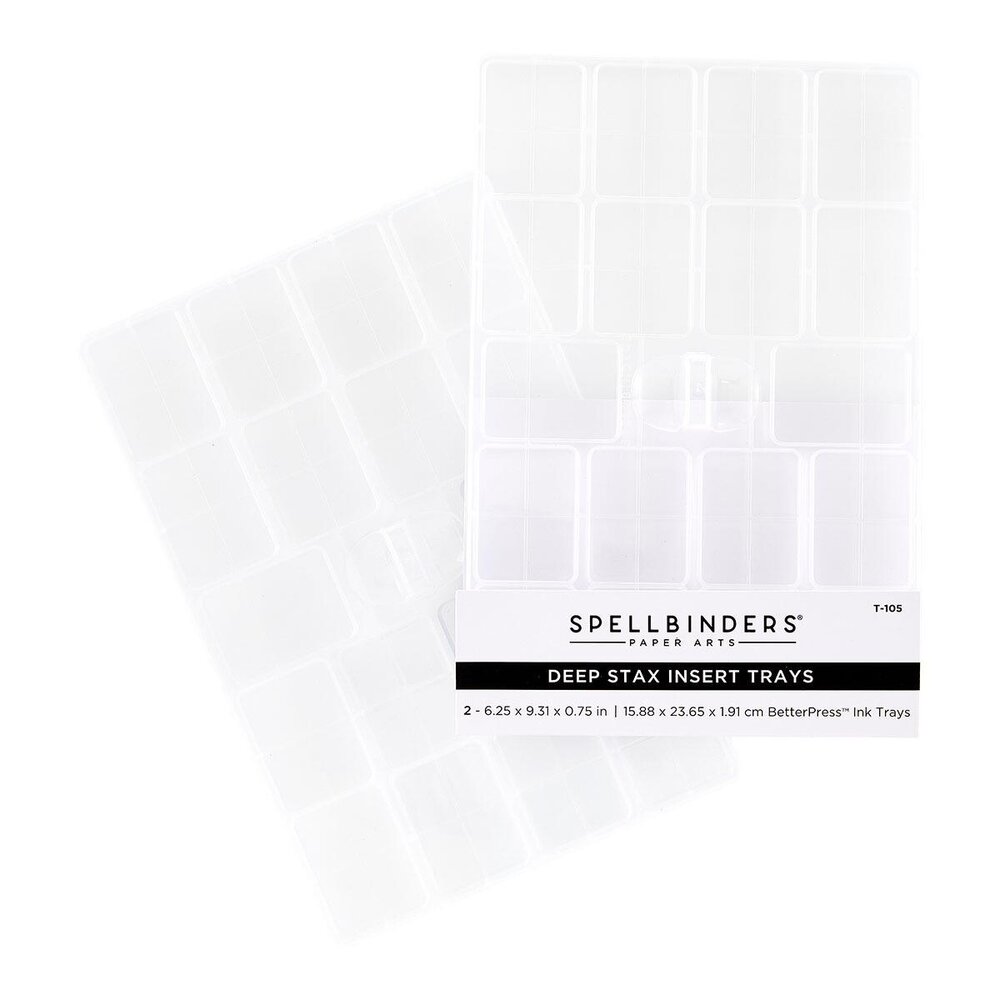 Spellbinders Deep Stax BetterPress Ink Trays (T-105) Spellbinders Deep Stax BetterPress Ink Trays (T-105)