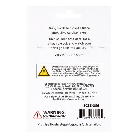 Spellbinders PRE-ORDER Card Spinners Large (12pcs) (SCSE-056) Spellbinders PRE-ORDER Card Spinners Large (12pcs) (SCSE-056)