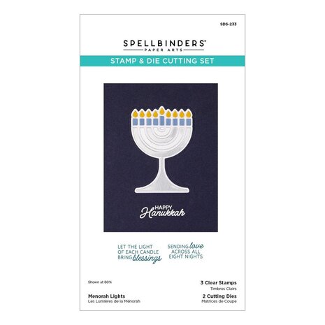 Spellbinders Menorah Lights Stamp & Die Set (SDS-233) Spellbinders Menorah Lights Stamp & Die Set (SDS-233)