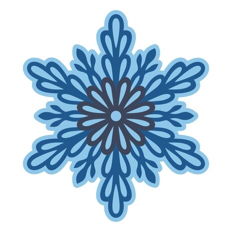 Spellbinders Snowflake Kisses Layered Snowflakes Dies (S5-762) Spellbinders Snowflake Kisses Layered Snowflakes Dies (S5-762)