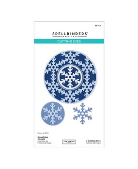 Spellbinders Snowflake Kisses Snowflake Wreath Dies (S5-763)