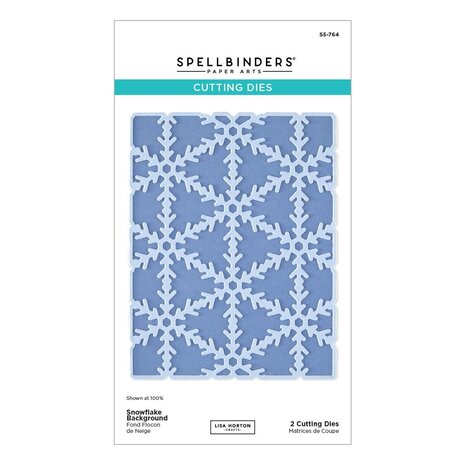 Spellbinders Snowflake Kisses Snowflake Background Dies (S5-764) Spellbinders Snowflake Kisses Snowflake Background Dies (S5-764)