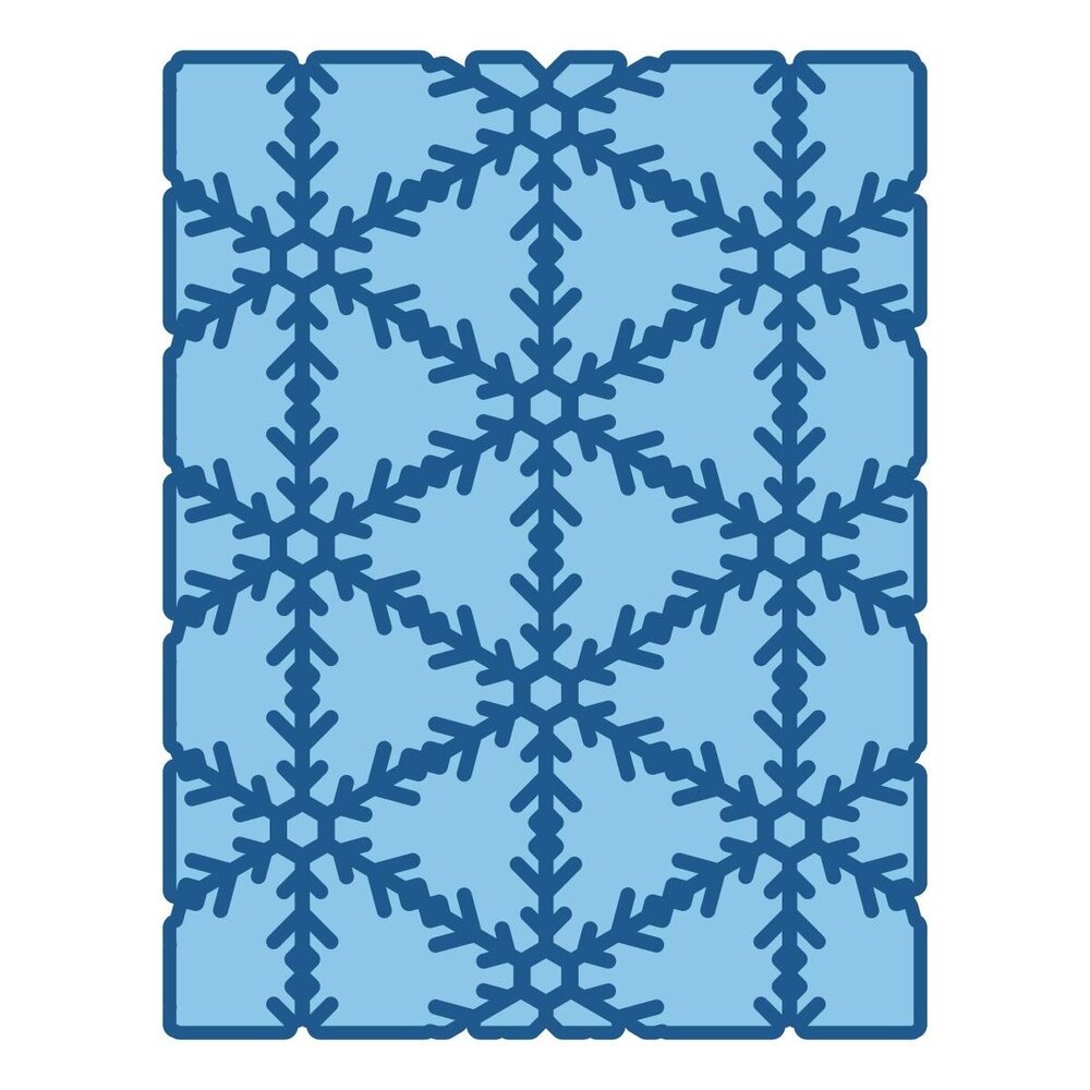 Spellbinders Snowflake Kisses Snowflake Background Dies (S5-764) Spellbinders Snowflake Kisses Snowflake Background Dies (S5-764)