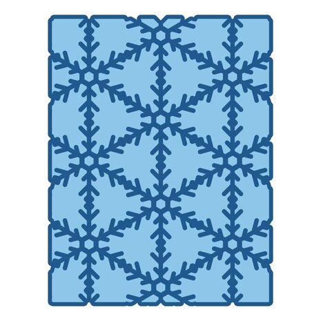 Spellbinders Snowflake Kisses Snowflake Background Dies (S5-764) Spellbinders Snowflake Kisses Snowflake Background Dies (S5-764)