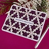 Spellbinders Snowflake Kisses Snowflake Background Dies (S5-764) Spellbinders Snowflake Kisses Snowflake Background Dies (S5-764)