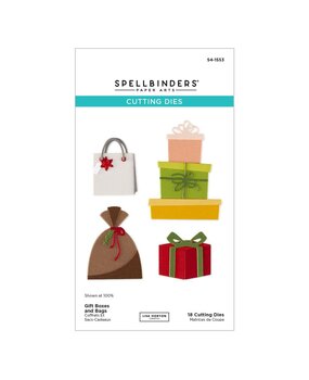 Spellbinders Snowflake Kisses Gift Boxes and Bags Dies (S4-1553)