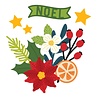 Spellbinders Dear Santa Festive Floral Mix Dies (S4-1549) Spellbinders Dear Santa Festive Floral Mix Dies (S4-1549)