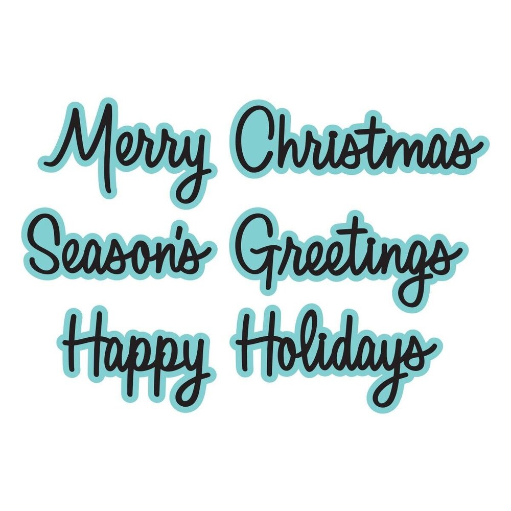 Spellbinders Dear Santa Merry Greetings Dies (S4-1552) Spellbinders Dear Santa Merry Greetings Dies (S4-1552)