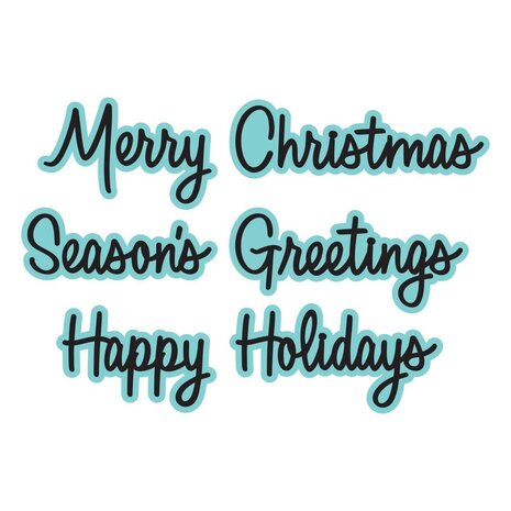 Spellbinders Dear Santa Merry Greetings Dies (S4-1552) Spellbinders Dear Santa Merry Greetings Dies (S4-1552)
