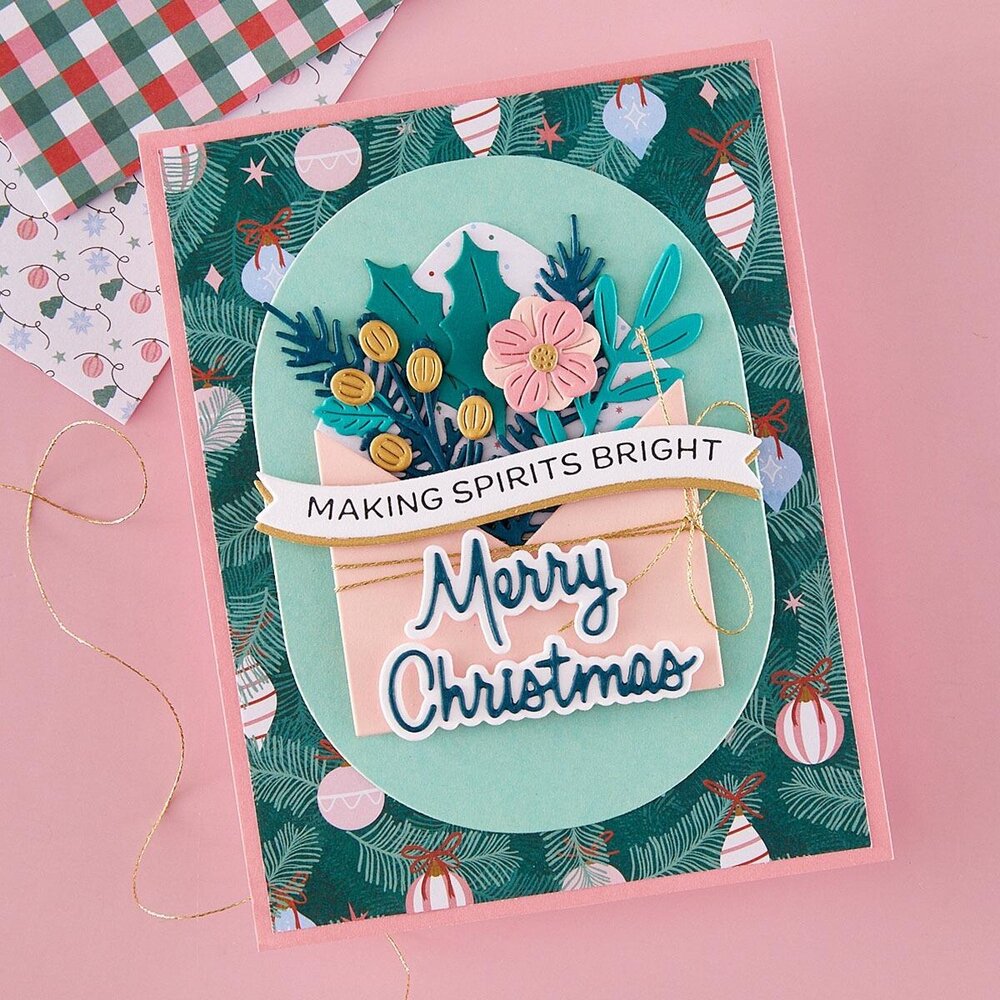 Spellbinders Dear Santa Merry Greetings Dies (S4-1552) Spellbinders Dear Santa Merry Greetings Dies (S4-1552)