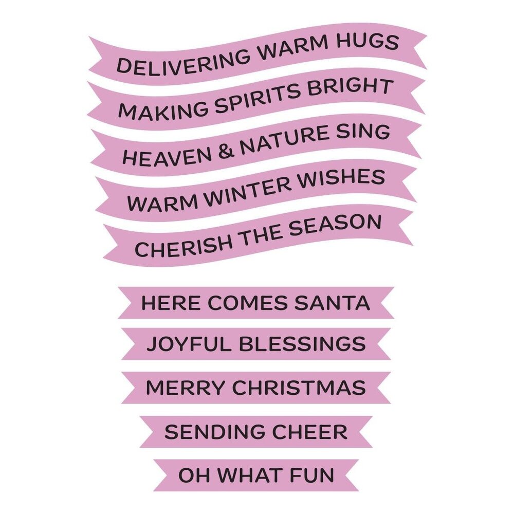 Spellbinders Dear Santa Holiday Banner Greetings Press Plate & Die Set (BP-376) Spellbinders Dear Santa Holiday Banner Greetings Press Plate & Die Set (BP-376)