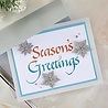 Spellbinders Upright Italic Holiday Sentiments Season's Greetings Press & Foil Plate (BP-371) Spellbinders Upright Italic Holiday Sentiments Season's Greetings Press & Foil Plate (BP-371)