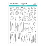 Spellbinders Storybook Illustrations Illustrated Lady Clear Stamp Set (STP-283)