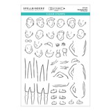 Spellbinders Storybook Illustrations Illustrated Man Clear Stamp Set (STP-284)