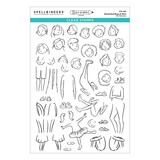 Spellbinders Storybook Illustrations Illustrated Boys & Girls Clear Stamp Set (STP-285)