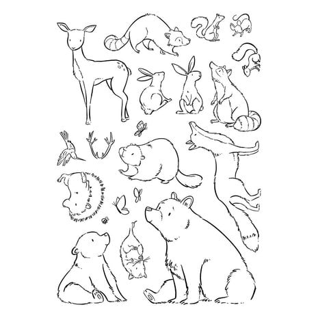 Spellbinders PRE-ORDER Storybook Illustrations Wild Friends Clear Stamp Set (STP-286) Spellbinders PRE-ORDER Storybook Illustrations Wild Friends Clear Stamp Set (STP-286)