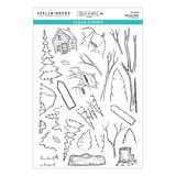 Spellbinders Storybook Illustrations Into the Wild Clear Stamp Set (STP-287)