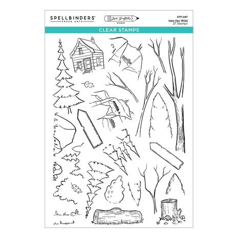 Spellbinders Storybook Illustrations Into the Wild Clear Stamp Set (STP-287) Spellbinders Storybook Illustrations Into the Wild Clear Stamp Set (STP-287)