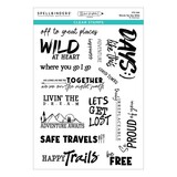 Spellbinders Storybook Illustrations Words for the Wild Clear Stamp Set (STP-288)