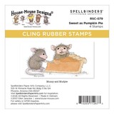 Spellbinders House-Mouse Designs Sweet as Pumpkin Cling Rubber Stamp (RSC-079)