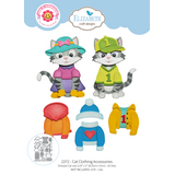 Elizabeth Craft Designs Meet the Cats Dies Cat Clothing Accessories (2372)