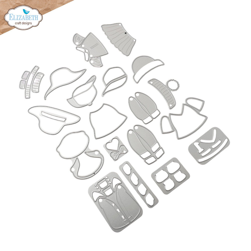 Elizabeth Craft Designs Meet the Cats Dies Cat Clothing Accessories (2372)