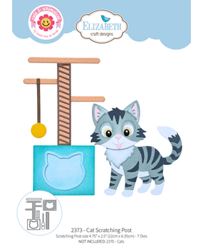 Elizabeth Craft Designs Meet the Cats Dies Cat Scratching Post (2373) Elizabeth Craft Designs Meet the Cats Dies Cat Scratching Post (2373)