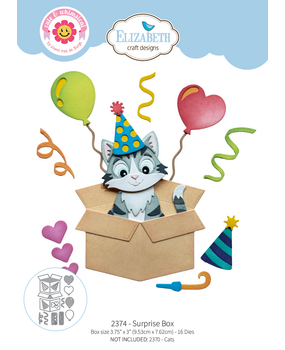 Elizabeth Craft Designs Meet the Cats Dies Surprise Box (2374) Elizabeth Craft Designs Meet the Cats Dies Surprise Box (2374)