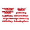 Spellbinders Spectacular Christmas Holiday Sentiments Stamp & Die Set (SDS-231) Spellbinders Spectacular Christmas Holiday Sentiments Stamp & Die Set (SDS-231)
