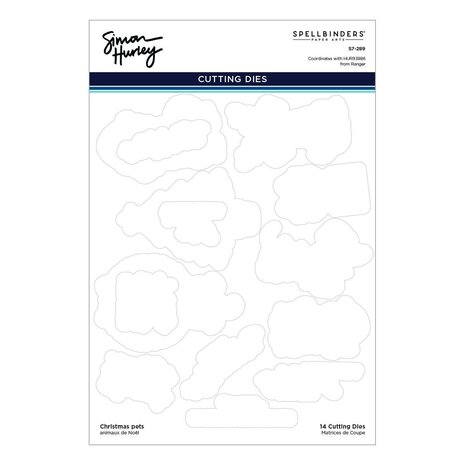 Spellbinders Christmas Pets Stamp and Die Bundle (BD-1094)