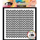 Visible Image Close Knit 6x6 Inch Stencil (VIS-CLK-03)