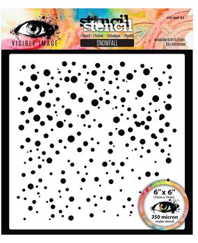 Visible Image Snowfall 6x6 Inch Stencil (VIS-SNF-03) Visible Image Snowfall 6x6 Inch Stencil (VIS-SNF-03)