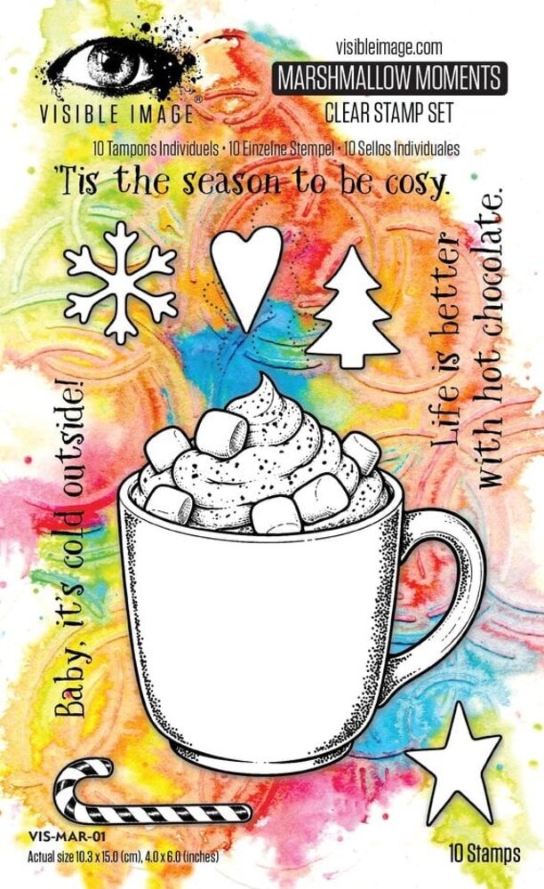 Visible Image Marshmallow Moments A6 Stamp Set (VIS-MAR-01) Visible Image Marshmallow Moments A6 Stamp Set (VIS-MAR-01)