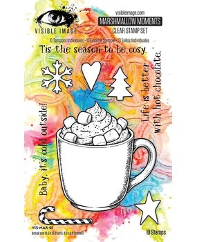 Visible Image Marshmallow Moments A6 Stamp Set (VIS-MAR-01) Visible Image Marshmallow Moments A6 Stamp Set (VIS-MAR-01)