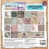 Text{ures} Winter in Bloom 12x12 Inch Paper Pad (TEXPP0004)