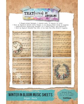 Text{ures} Winter in Bloom 5x7 Inch Paper Pack (TEXPP0006) Text{ures} Winter in Bloom 5x7 Inch Paper Pack (TEXPP0006)