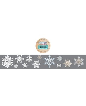 Text{ures} Winter in Bloom Kiss-Cut PET Tape Snowflakes (TEXCT0002) Text{ures} Winter in Bloom Kiss-Cut PET Tape Snowflakes (TEXCT0002)