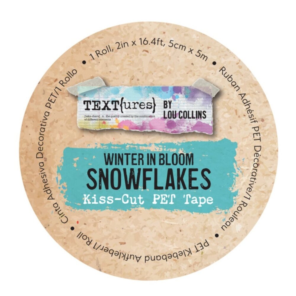 Text{ures} Winter in Bloom Kiss-Cut PET Tape Snowflakes (TEXCT0002) Text{ures} Winter in Bloom Kiss-Cut PET Tape Snowflakes (TEXCT0002)