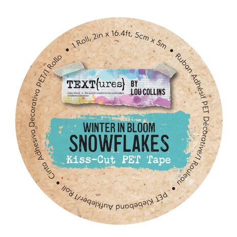Text{ures} Winter in Bloom Kiss-Cut PET Tape Snowflakes (TEXCT0002) Text{ures} Winter in Bloom Kiss-Cut PET Tape Snowflakes (TEXCT0002)
