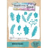 Text{ures} Winter in Bloom Die Set Winter Foliage (TEXCD0005)