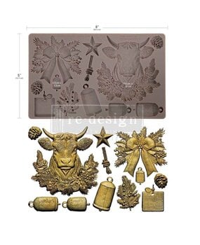 Re-Design Winter Barnstead 5x8 Inch Decor Moulds (684532)