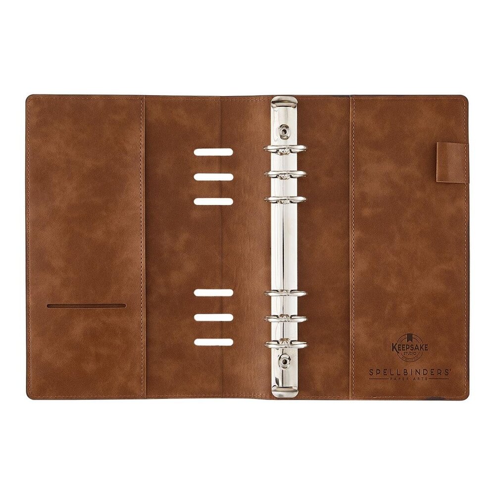 Spellbinders PRE-ORDER Turn the Page Dark Roast Binder (T-111) Spellbinders PRE-ORDER Turn the Page Dark Roast Binder (T-111)