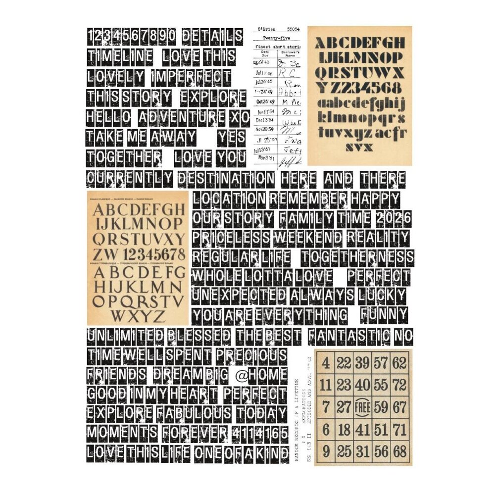 Spellbinders PRE-ORDER Turn the Page Rub-Ons Noted Details (SCSR-016) Spellbinders PRE-ORDER Turn the Page Rub-Ons Noted Details (SCSR-016)