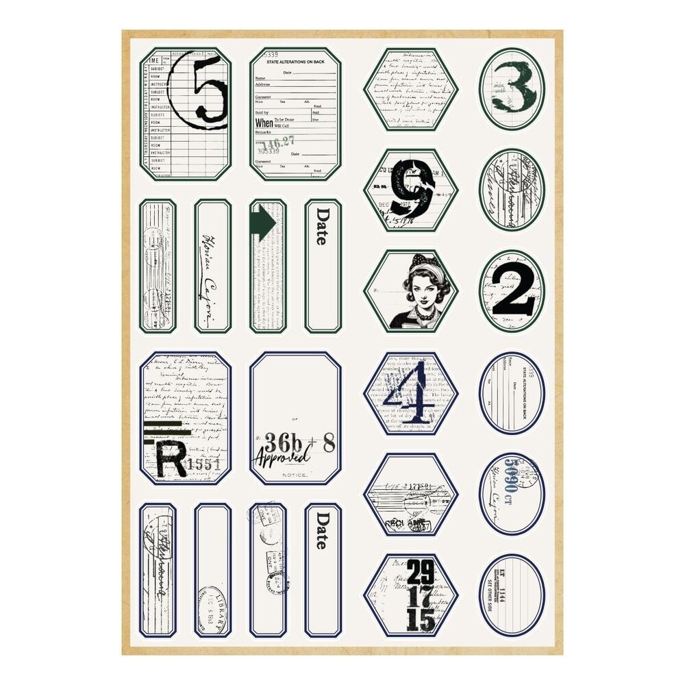 Spellbinders PRE-ORDER Turn the Page Book 10 Borders & Labels Stickers (SCSE-039) Spellbinders PRE-ORDER Turn the Page Book 10 Borders & Labels Stickers (SCSE-039)